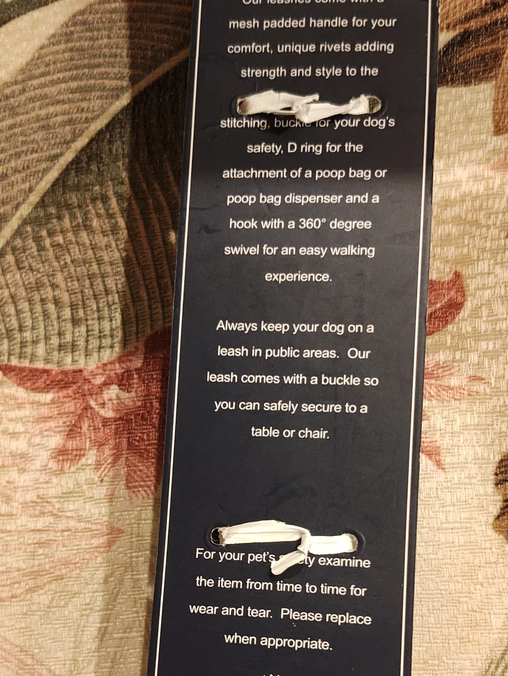 HUGO AND HUDSON DOG LEASH